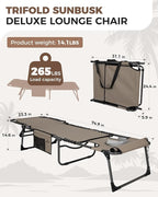 KingCamp 2 Pack Tanning Chair - Image 2