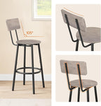 HOOBRO Bar Stools, 25.2" Bar Chairs - Image 7