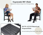 AMERLIFE 5 Piece HDPE Outdoor Dining Table & Chairs Set, All-Weather Patio - Image 4