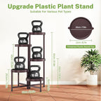 iDavosic.ly 5 Tier Folding Plant Stand Indoor Outdoor - Image 5