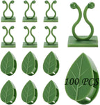 Plant Climbing Wall Fixture Clips, Invisible Holder Leaf Shaped Wall Vines by Beyoslf