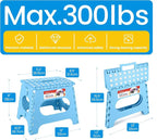 ACSTEP Folding Step Stool for Adults 11 Height Lightweight Plastic Stepping - Image 4