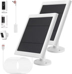 IP65 Solar Panel Outdoor for Ring Cameras Spotlight Cam Plus/Pro Stick Up by Fehuatenda