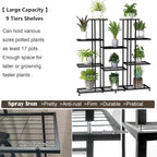 Twhep Heavy Duty Metal Plant Stand, large Multifunctional Plant Stand - Image 4