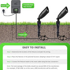 wowlite Low Voltage Spot Lights Outdoor LED 4 Pack, Die-cast Aluminum Landscape - Image 7