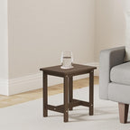 LUE BONA Outdoor Side Table, HDPS Small Outdoor Adirondack Side Tables - Image 2