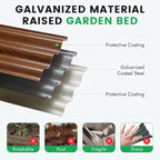 INNO STAG 3 Pcs Round Galvanized Raised Garden Bed — 2×2×1ft Planter Box - Image 5