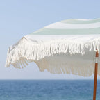 AMMSUN Boho Fringe Umbrella Outdoor Patio, 6.5ft UPF50+ Picnic Umbrella - Image 5
