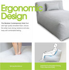 Outdoor Bean Bed Chair Sun Lounger, Outdoor Couch Sofa - Image 4