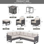 Patio Sectional Furniture Set - Image 3