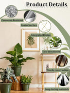 4 Pack Small Wavy Trellis for Potted Plants Indoor, 15 in Garden Trellises for - Image 3