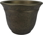 The HC Companies Sierra Round Self-Watering Pot by TheHCCompanies