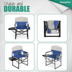SUNNYFEEL Camping Directors Chair, Heavy Duty, Oversized Portable Folding Chair - Image 8