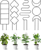 4 Pack Indoor Climbing Plant Trellis, Small Trellis by Whtawtaw