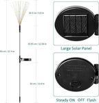 JJGoo Solar Firework Lights, 2 Pack 120 LEDs 2 Lighting Modes Solar Garden - Image 2
