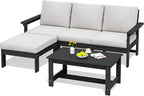 SERWALL Outdoor Sectional Sofa Set, 5-piece Outdoor Modula Couch Set by SERWALL