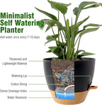 10/9/8 inch Medium Self Watering Pots, Plant Pots - Image 5