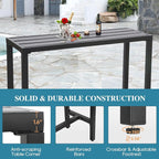 Outdoor Bar Table, Patio Console Pub Height Tables - Image 5