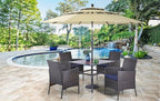 PHI VILLA 5 Piece Patio Dining Set - Image 7