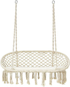 Giantex Hammock Chair 2 Seat, Macrame Hanging Chair by Giantex