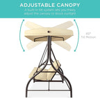 Best Choice Products 3-Seat Outdoor Large Converting Canopy Swing Glider - Image 5
