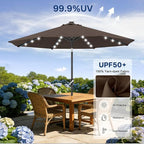 ABCCANOPY 10FT Durable Solar Led Patio Umbrellas - Image 5