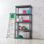 Sterilite 4-Pack 5 Shelf Unit, Heavy-Duty Shelving Storage Rack - Image 7