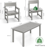 Patio Dining Sets 7 Piece HIPS Outdoor Dining Table Set - Image 7