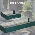 Outsunny Galvanized Raised Garden Bed, - Image 4