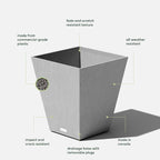 Veradek Pure Series Nobleton Plastic Planter - Image 3