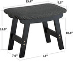 Foot Stool Ottoman Foot Rest Under Desk, Small Stool - Image 3