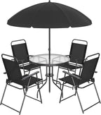 Shintenchi 6 Piece Patio Dining Set - Image 8