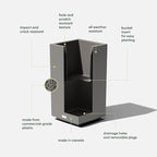 Veradek Block Series Pedestal Planter - Image 2