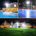 4 Pack 100W LED Flood Light, IP66 Waterproof Outside Flood Light, 12500LM Super - Image 7