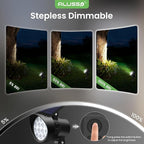 ALUSSO® Solar Landscape Spotlights 3CCT, Dimmable Solar Spot Lights Outdoor - Image 4