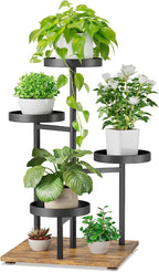 iDavosic.ly 4 Tier Plant Stand Indoor, Tiered Corner Flower Holder Shelf Outdoor by iDavosicly