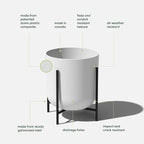 Veradek Mason Series Raised Lima Planter - Image 2