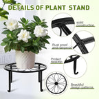 ESRICH 10Pack Plant Stand, Metal Plant Stands - Image 4