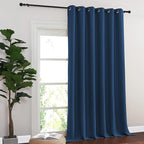 NICETOWN Room Divider Curtain 132 Inches Long, Wide Blackout Sliding Door - Image 7