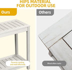 DWVO 38.3" Outdoor Bar Table Console Table, HIPS Material Indoor Outdoor - Image 6