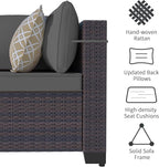 Outdoor Terrace Furniture Set, 8 Piece Outdoor Furniture Set, - Image 4