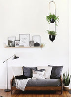 Modern Metal Hanging Planter for Indoor Outdoor Plants - Image 7