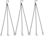 Hanging Baskets Chains 23 Inches 3 Leads Hanging Chains Flower Pot Hanger by Heybe