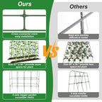 67 x 50 Cucumber Trellis for Raised Bed, U-Shape Metal Large Garden Trellis for - Image 3