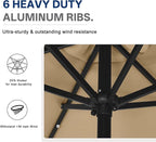 ABCCANOPY Durable Solar Led Patio Umbrellas - Image 6