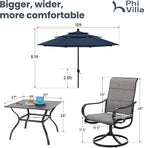 PHI VILLA Patio Dining Set - Image 8