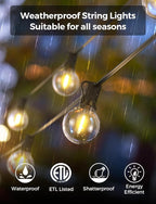 XMCOSY+ Smart Outdoor String Lights, 75Ft G40 Globe Patio Lights - Image 5
