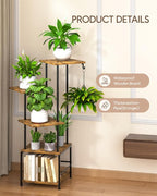 Plant Stand Indoor, 5-Tier Tall Plant Stand Indoor, Metal Plant Shelf - Image 6