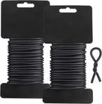Tenn Well Garden Ties, 52 Feet 3.5mm Soft Garden Wire, Plant Twist Ties by TennWell