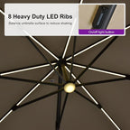 PURPLE LEAF 10 Feet Patio Umbrella - Image 5